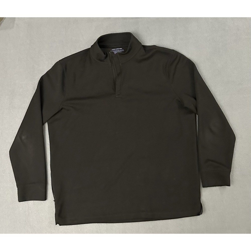 Jack Archer Jetsetter Quarter-Zip Sweater Men's XL Black